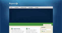 Desktop Screenshot of kepter.com.mx